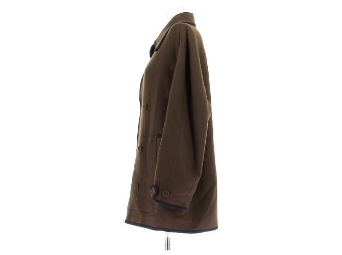 Dior Brown Wool Coat - view 4