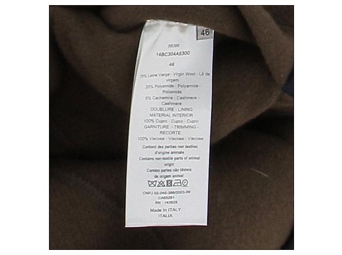 Dior Brown Wool Coat - view 6
