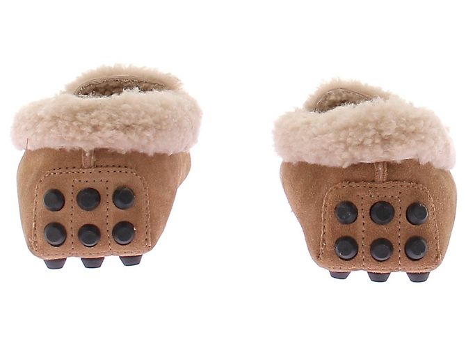 Tod's Mocassini in shearling Marrone - vista 5
