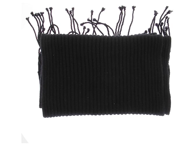 Khaite Sciarpa in cashmere nera Nero - vista 3