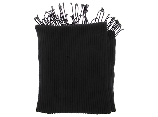 Khaite Sciarpa in cashmere nera Nero - vista 4