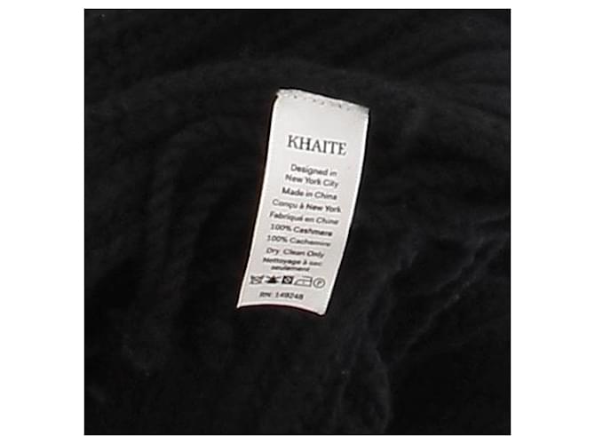 Khaite Sciarpa in cashmere nera Nero - vista 5