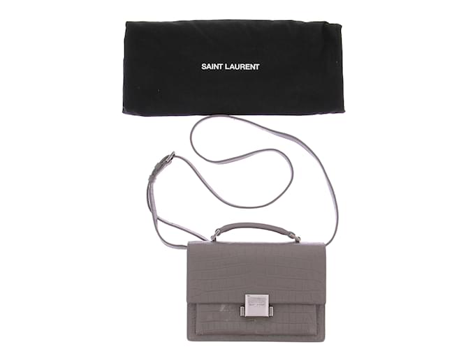 Saint Laurent Borsa "Bellechasse" Grigio - vista 10