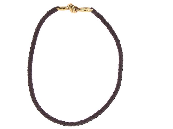Bottega Veneta Aubergine Gürtel "Andiamo" Lila - Ansicht 3
