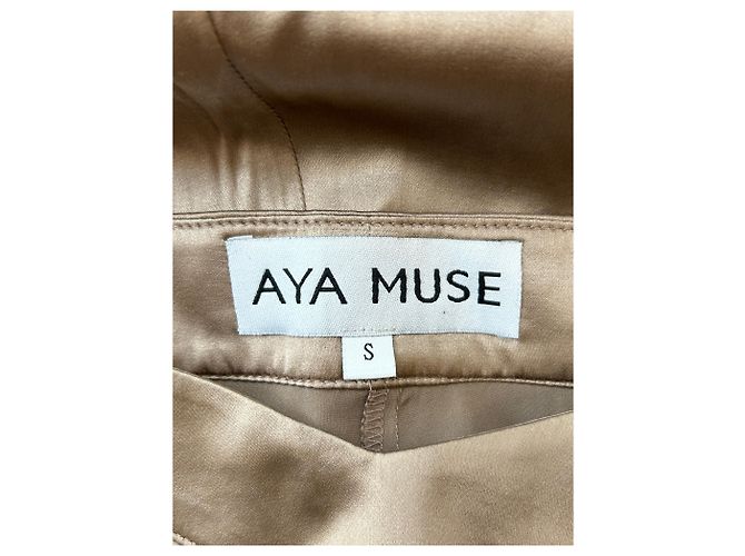 Autre Marque AYA MUSE Satinhose Beige - Ansicht 3