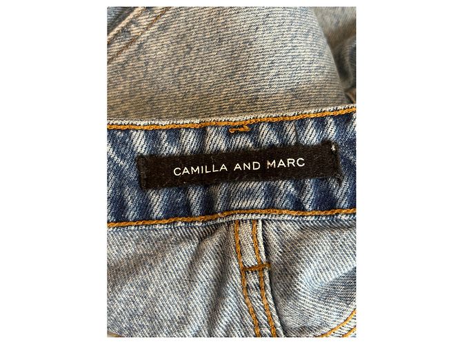 Autre Marque Jeans CAMILLA AND MARC azul claro de algodón Talla 26 - vista 3