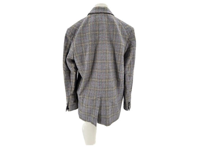Isabel Marant Etoile Wollblazer Karo grau - Ansicht 2