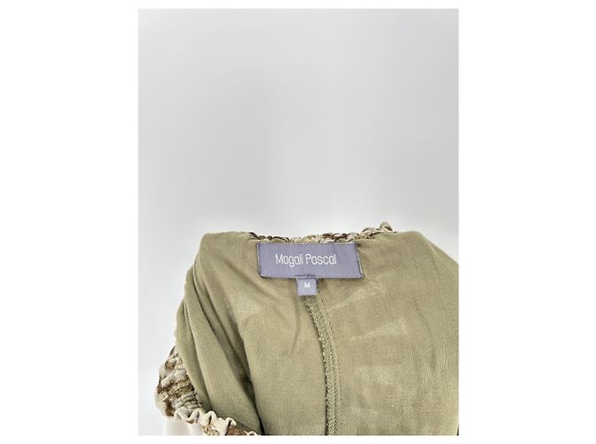 Pantalones anchos Magali Pascal estampado caqui - vista 3
