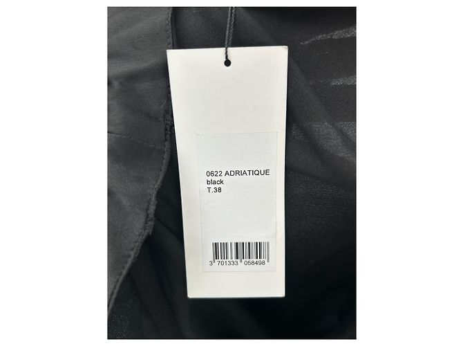 Autre Marque Falda negra con cadena dorada Negro - vista 5