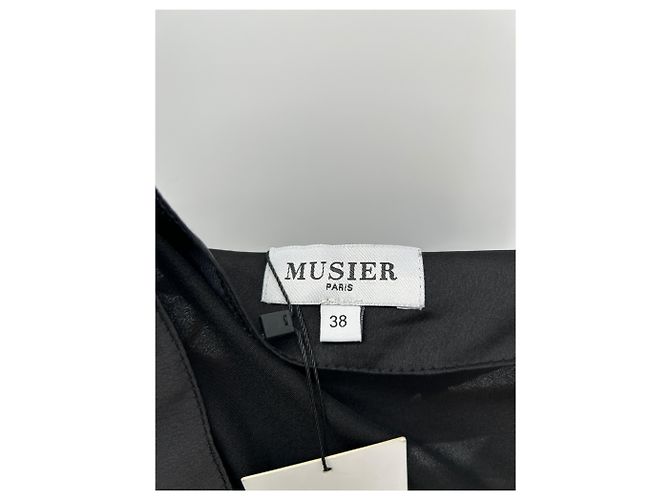 Autre Marque Falda negra con cadena dorada Negro - vista 7