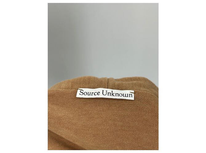 Autre Marque Top de cuello shingle camel Camello - vista 5
