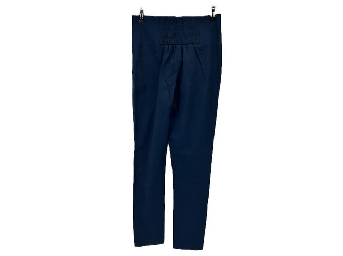 Autre Marque Pantalón marino con botones Azul marino - vista 2