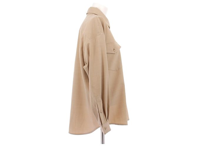 Autre Marque Camicia in lana beige BELLA AND RIDGE XS - vista 3
