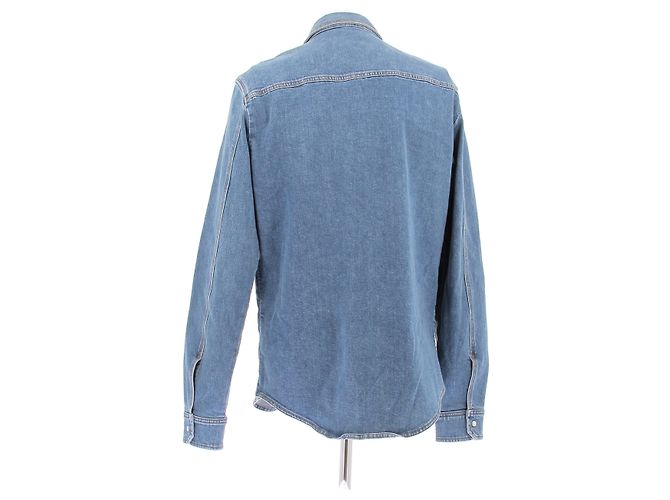 Versace Jeanshemd aus blauer Baumwolle - Ansicht 2