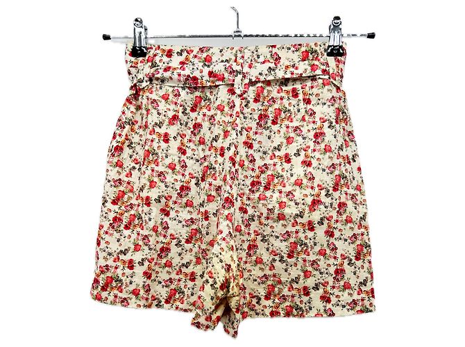 Pantaloncini in lino floreale con fiocco SéZane - vista 2