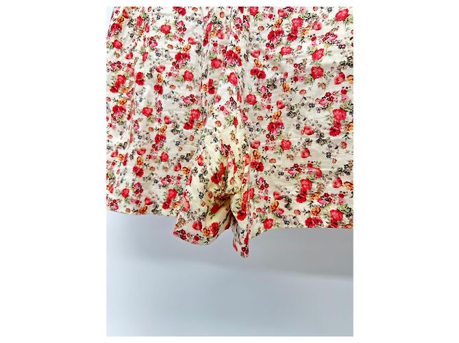Pantaloncini in lino floreale con fiocco SéZane - vista 3