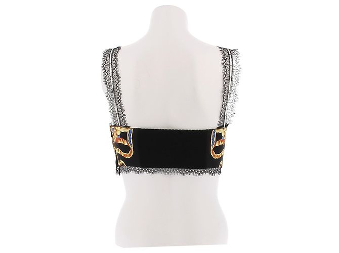 Versace BH Top Schwarz Viscose - Ansicht 2