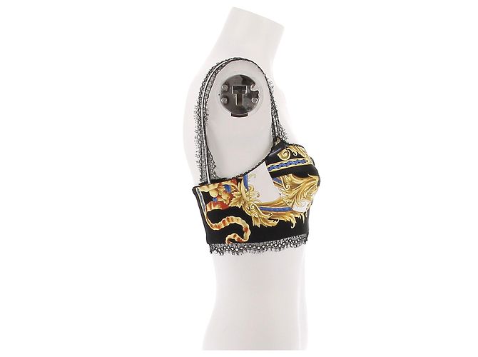 Versace BH Top Schwarz Viscose - Ansicht 3