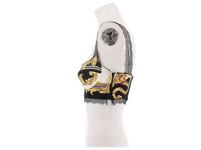 Versace BH Top Schwarz Viscose - Ansicht 4