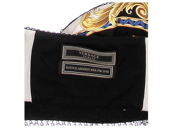 Versace BH Top Schwarz Viscose - Ansicht 5