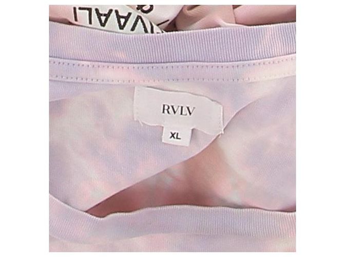 Autre Marque Camiseta REVOLVE tie dye rosa de algodón XL - vista 5