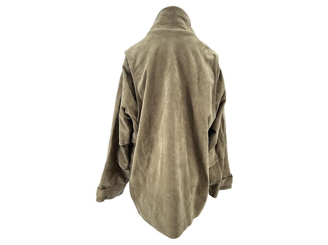 Autre Marque THE FRANKIE SHOP Wildlederjacke Khaki M - Ansicht 2
