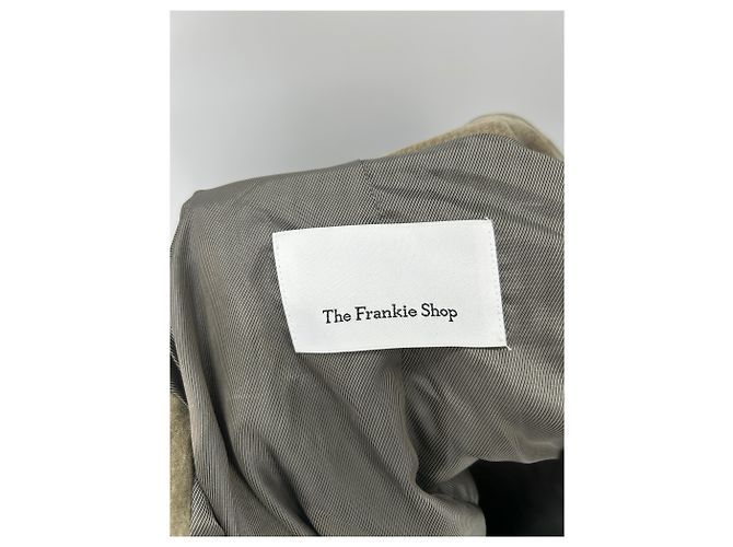 Autre Marque THE FRANKIE SHOP Wildlederjacke Khaki M - Ansicht 5