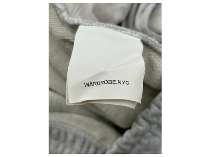 Autre Marque Pantalones de chándal grises WARDROBE NYC algodón XS - vista 3