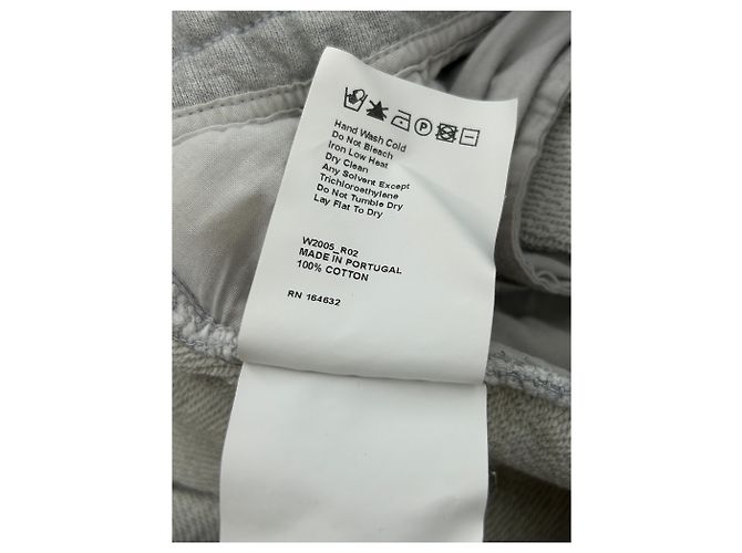 Autre Marque Pantalones de chándal grises WARDROBE NYC algodón XS - vista 4