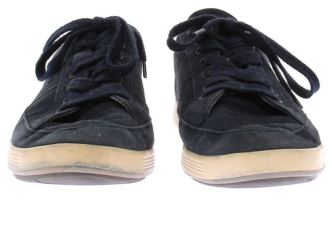 Sneakers Prada in scamosciato blu navy - vista 4