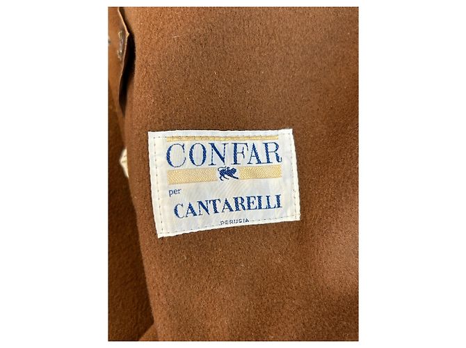 Abrigo largo de lana marrón Cantarelli Castaño - vista 5