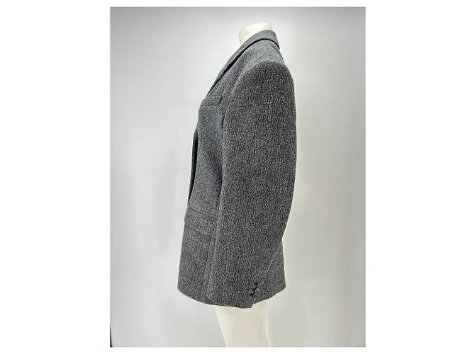Autre Marque MARK KENLY DOMINO TAN Wollblazer Grau - Ansicht 4