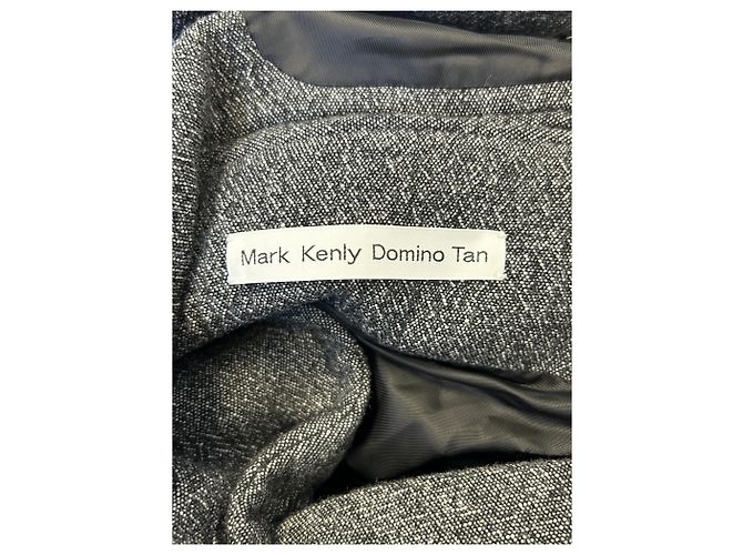 Autre Marque MARK KENLY DOMINO TAN Wollblazer Grau - Ansicht 5