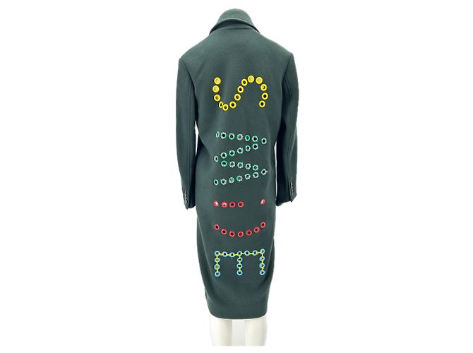 Autre Marque MIRA MIKATI Wollmantel Grün - Ansicht 2