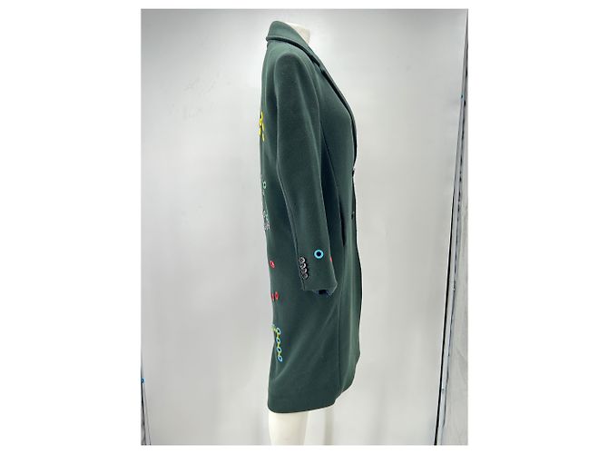 Autre Marque MIRA MIKATI Wollmantel Grün - Ansicht 3