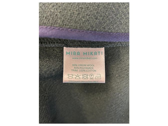 Autre Marque MIRA MIKATI Wollmantel Grün - Ansicht 6