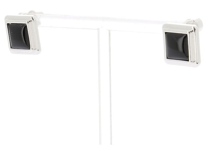 Autre Marque Quadratische Ohrringe Silber - Ansicht 6