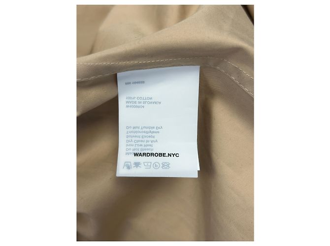 Autre Marque Gabardina beige de algodón WARDROBE NYC - vista 5