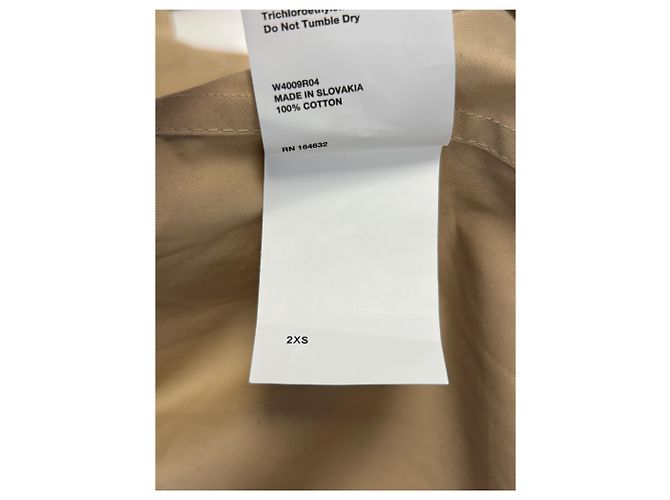 Autre Marque Gabardina beige de algodón WARDROBE NYC - vista 6