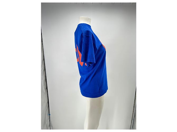 Off White Camiseta azul estampada - vista 3