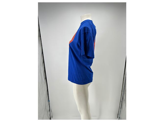 Off White Camiseta azul estampada - vista 4