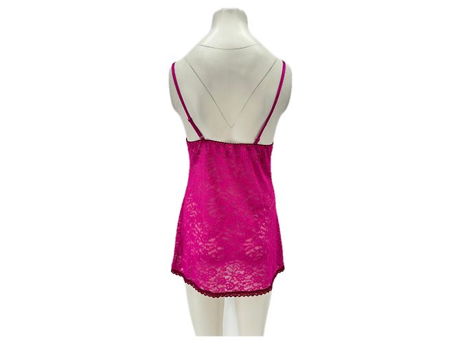 Autre Marque Victoria's Secret Spitzenkleid Dunkelrosa - Ansicht 2