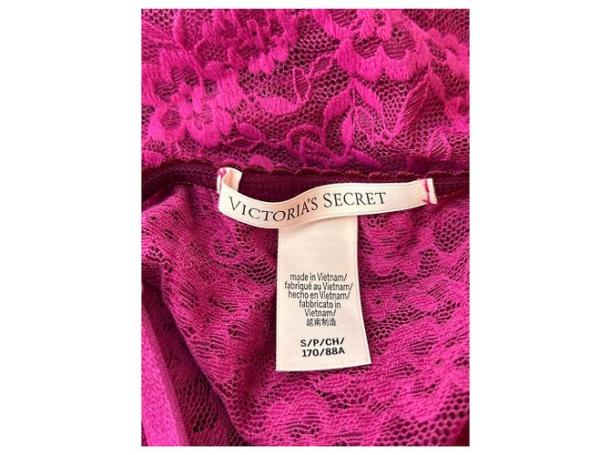 Autre Marque Victoria's Secret Spitzenkleid Dunkelrosa - Ansicht 5