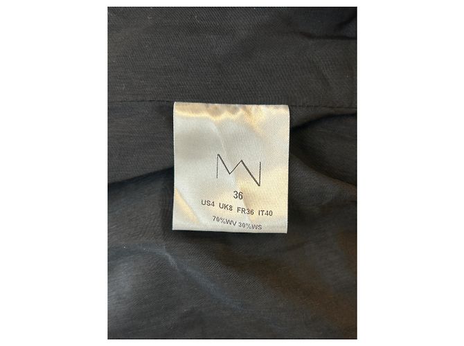 Autre Marque Trench de lana burdeos - vista 6