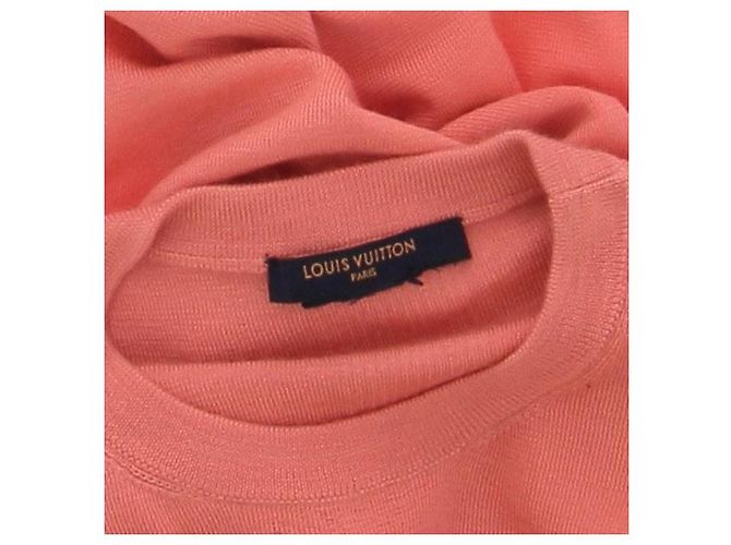 Louis Vuitton Maglione a maniche corte corallo Arancione - vista 5