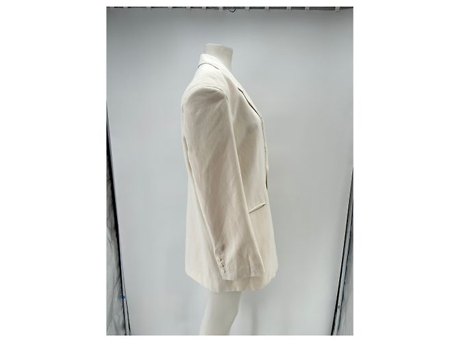 Autre Marque Blazer bianco THE FRANKIE SHOP in viscosa M - vista 3