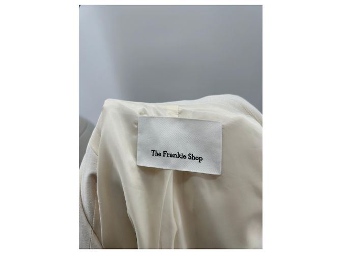Autre Marque Blazer bianco THE FRANKIE SHOP in viscosa M - vista 5