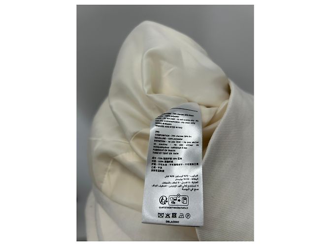 Autre Marque Blazer bianco THE FRANKIE SHOP in viscosa M - vista 6