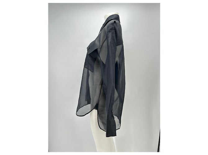 Khaite Camicia in seta nera Nero - vista 4