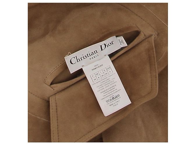 Christian Dior Jacke aus Kamelwollhaut Camel - Ansicht 6